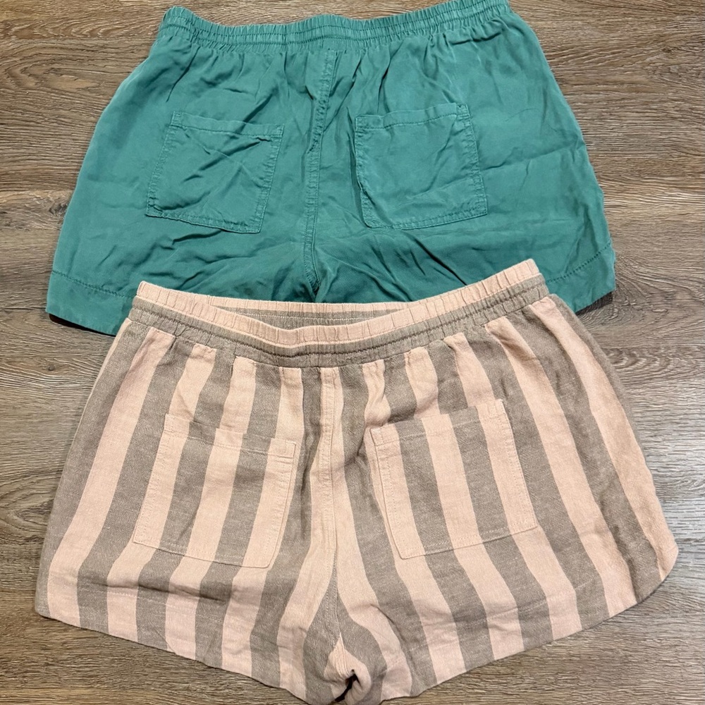 Universal Thread Linen Drawstring Shorts Bundle - image 7